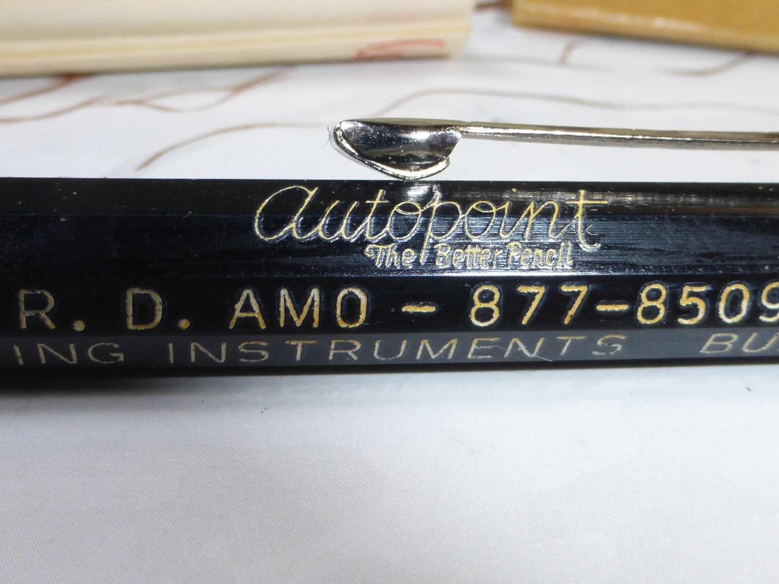 Vintage Circa 1960s Autopoint Sales Giveaway 0.5mm/0.9mm Mechanical Pencil #2108