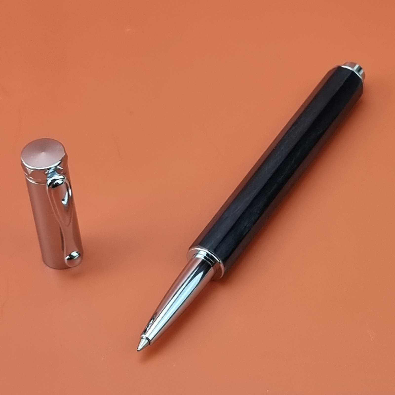 Hand Crafted Water based Ballpointpen with Octagonal Horn