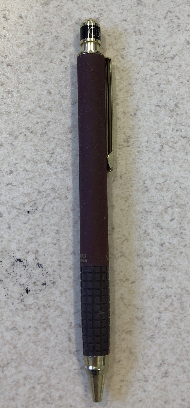 Micro Automatic Pencil #35327 – Burgundy Barrel 0.5 mm New