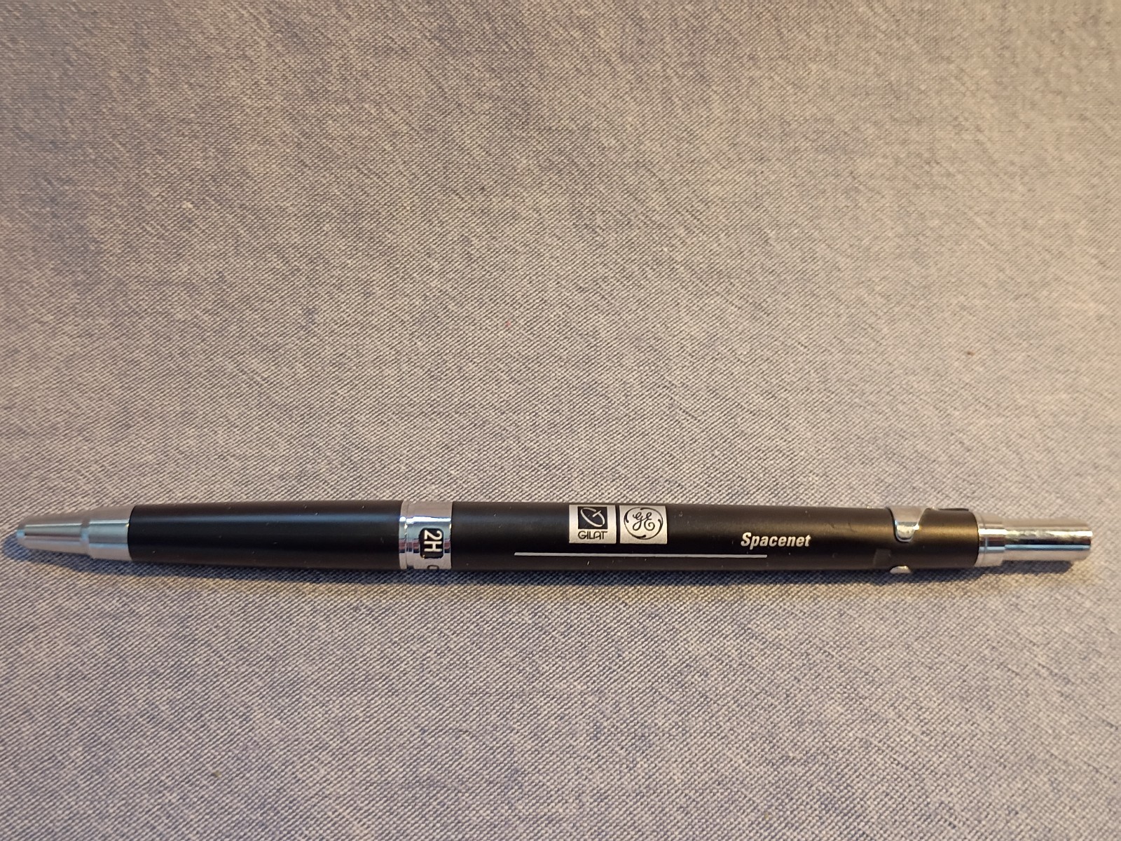 Pilot H-1005 Mechanical Pencil w/SPACENET, GILAT and GE advertising-New in case