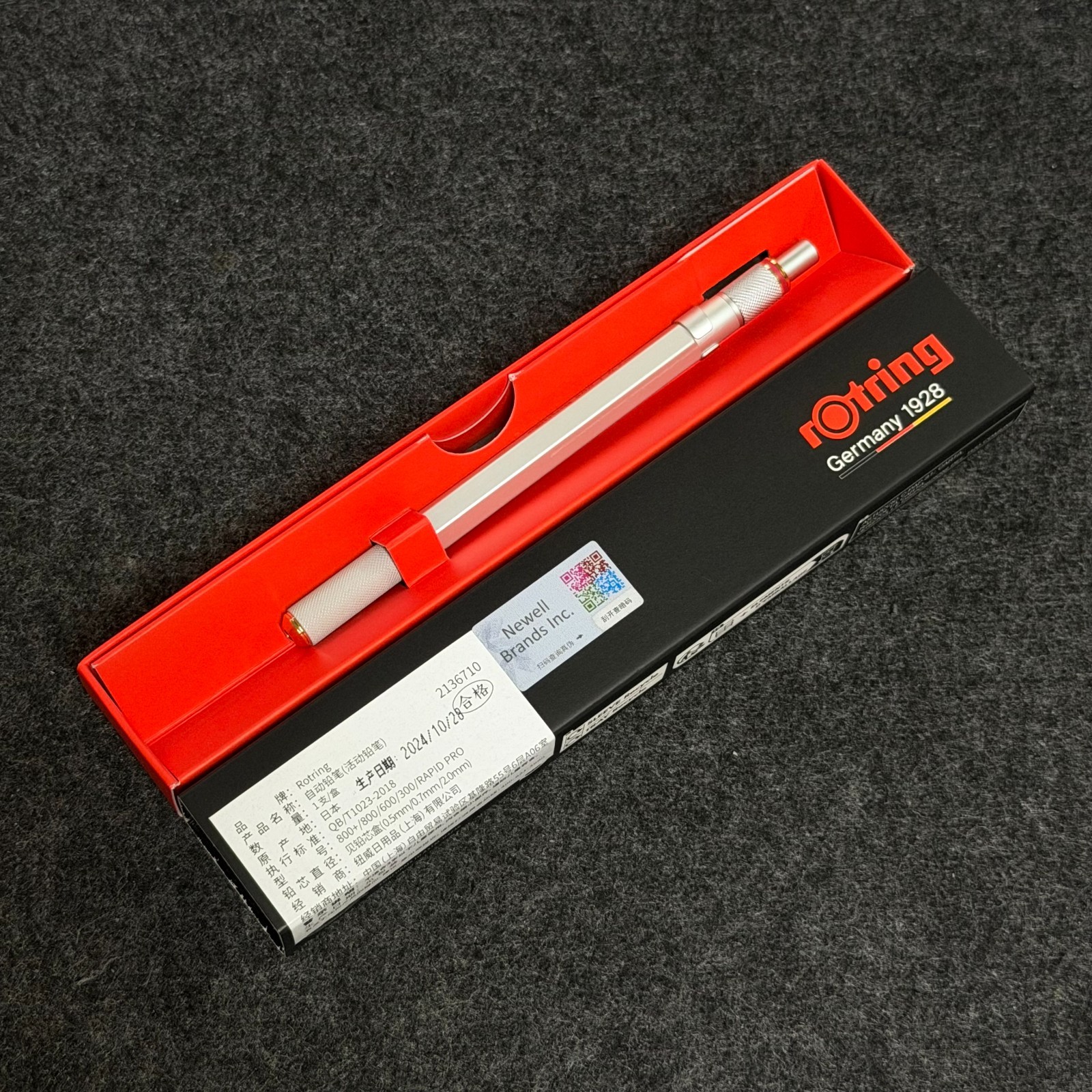 rOtring 800 Silver 0.7mm Drafting Mechanical Pencil NIB MPN 1904448