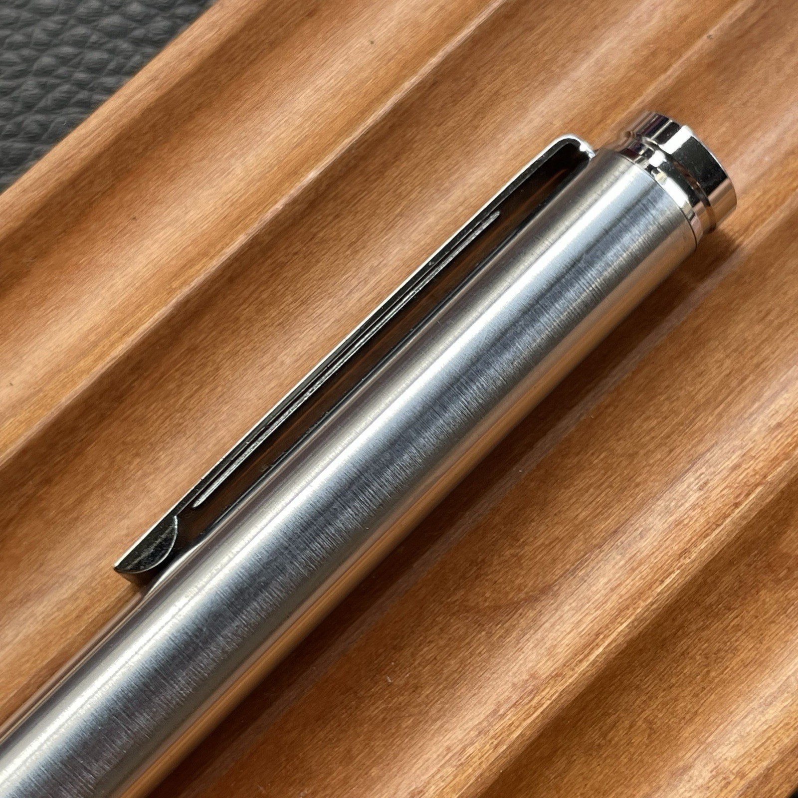Kokuyo Mechanical Pencil PS-100 Body Knock Stainless Steel 0.5 mm Made in Japan
