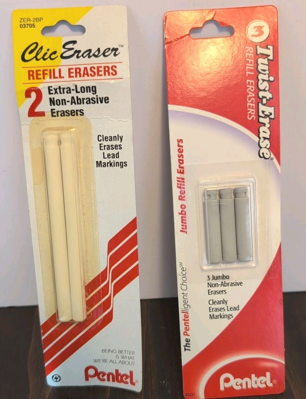 REFILLS vtg Mechanical Pencils ERASERS & LEADS Pentel Unison 0.5mm 0.7mm