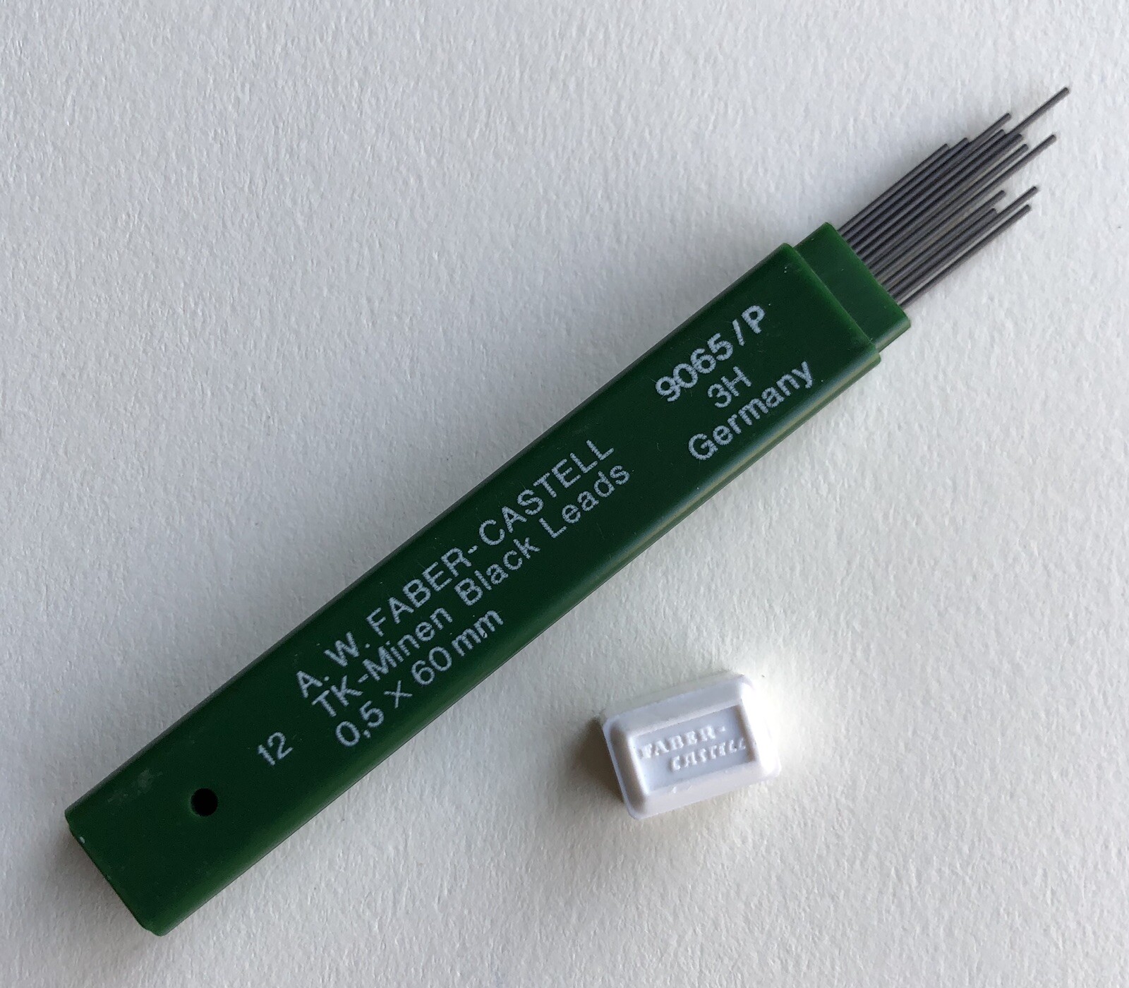 Vintage A. W. Faber-Castell TK .5mm Mechanical Pencil Lead 3H 9065/P 12 Sticks