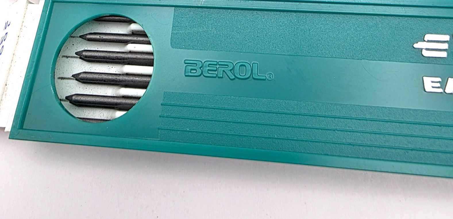 Vintage Berol Turquoise Eagle 2375 HB Drawing Leads 5 Tubes Drafting Refill