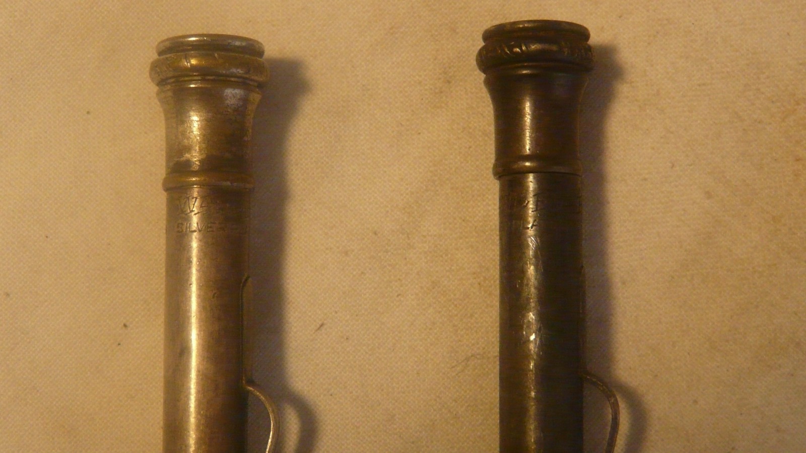 2 Antique Vintage Silver Plate Wahl Eversharp Mechanical Pencils