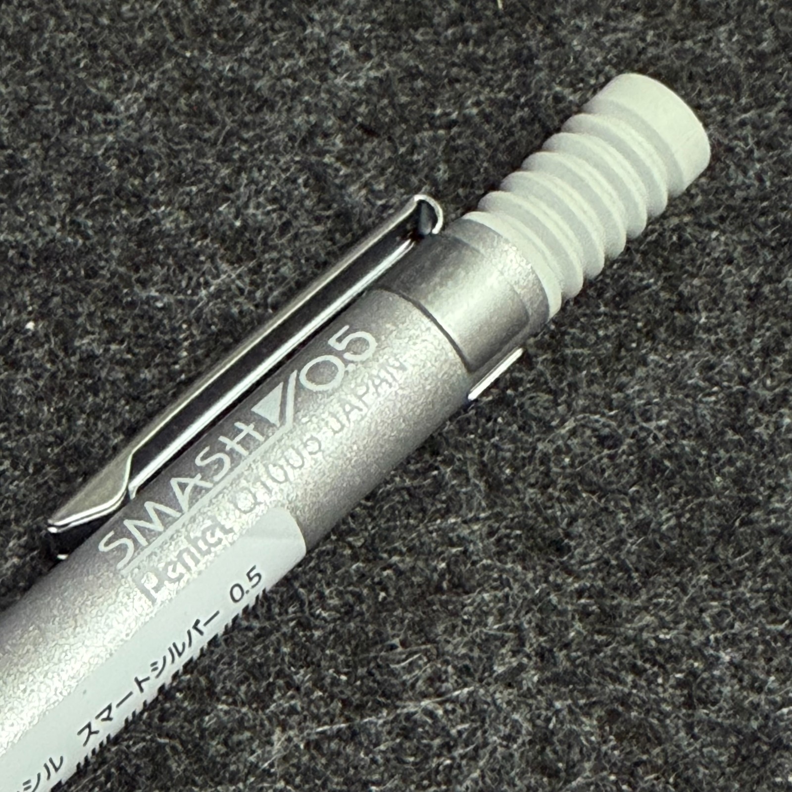 Pentel Smash Smashworks Limited Smart Silver 0.5mm Q1005-PL7 Pencil Clear Grip
