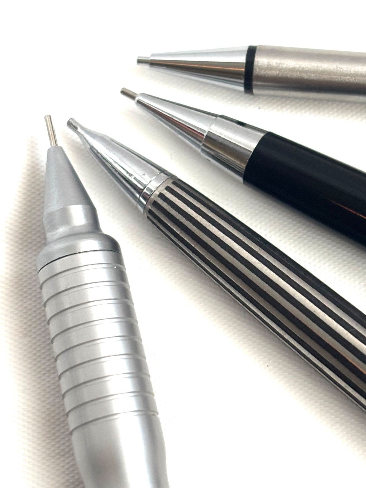 Mechanical pencil set of 4 Platinum Pro Youth 0.3mm/Pilot/Sakura Stationery
