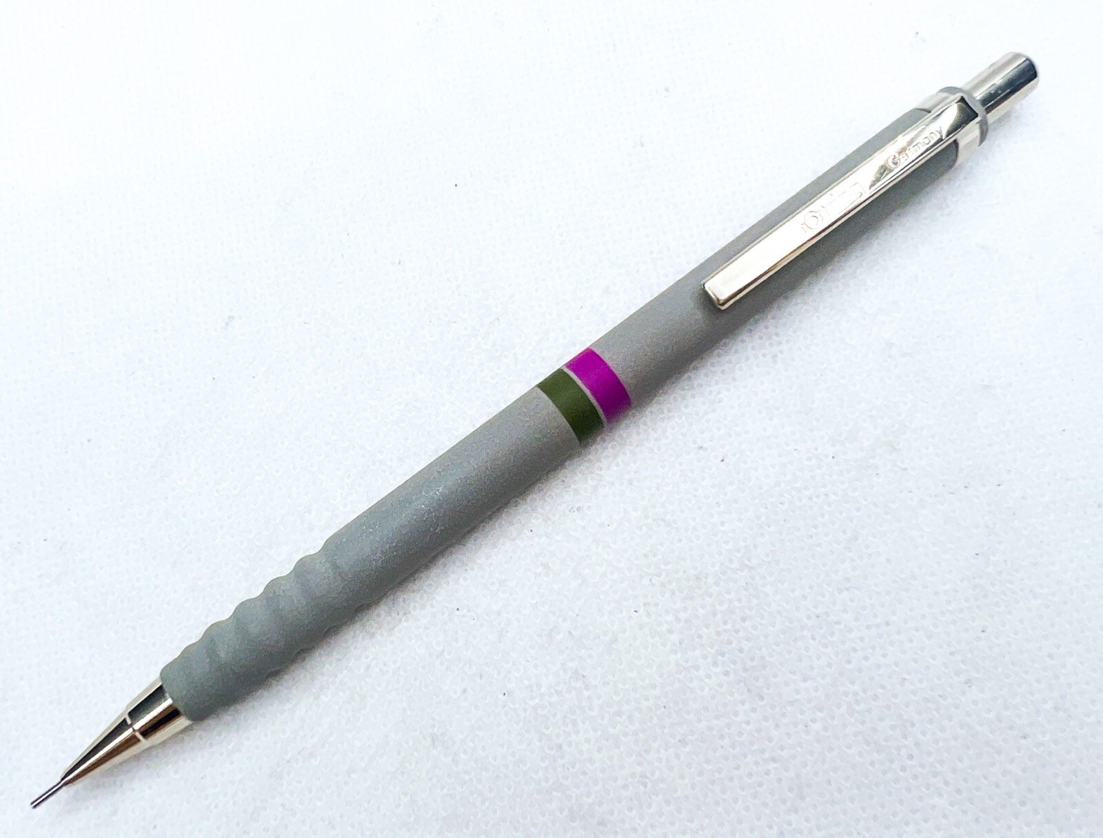 NOS rotring tikky 1 Special matte grey with two cirlces Mechanical Pencil 0.5mm