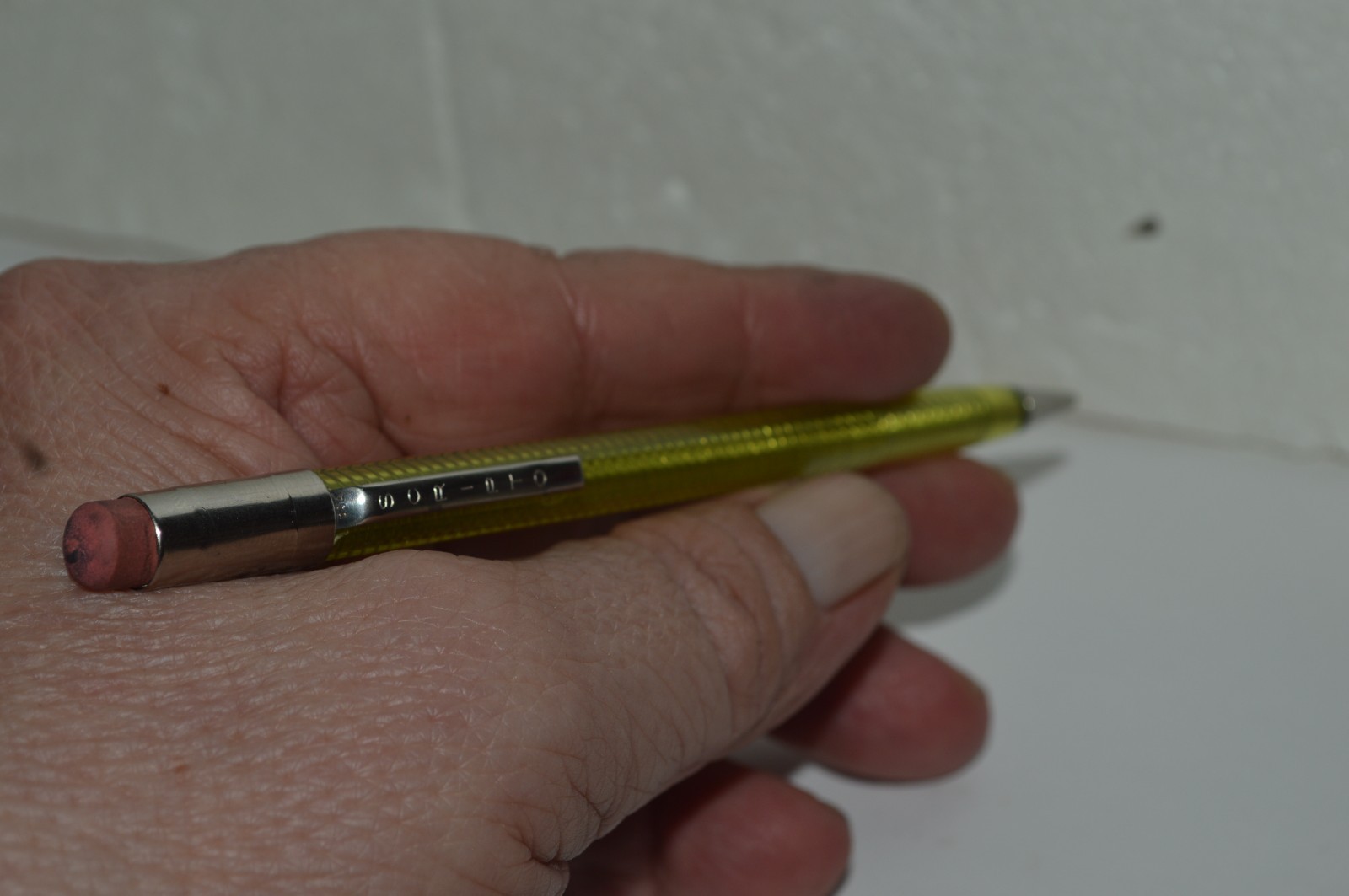 SCRIPTO K780 Mechanical Pencil 1.1mm Translucent Yellow USA 1970’s Excellent