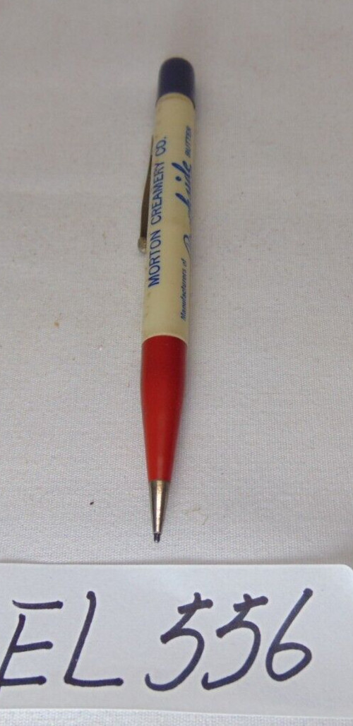 Advertising Mechanical Pencil Morton Creamery Brookside Butter Morton IL Vintage