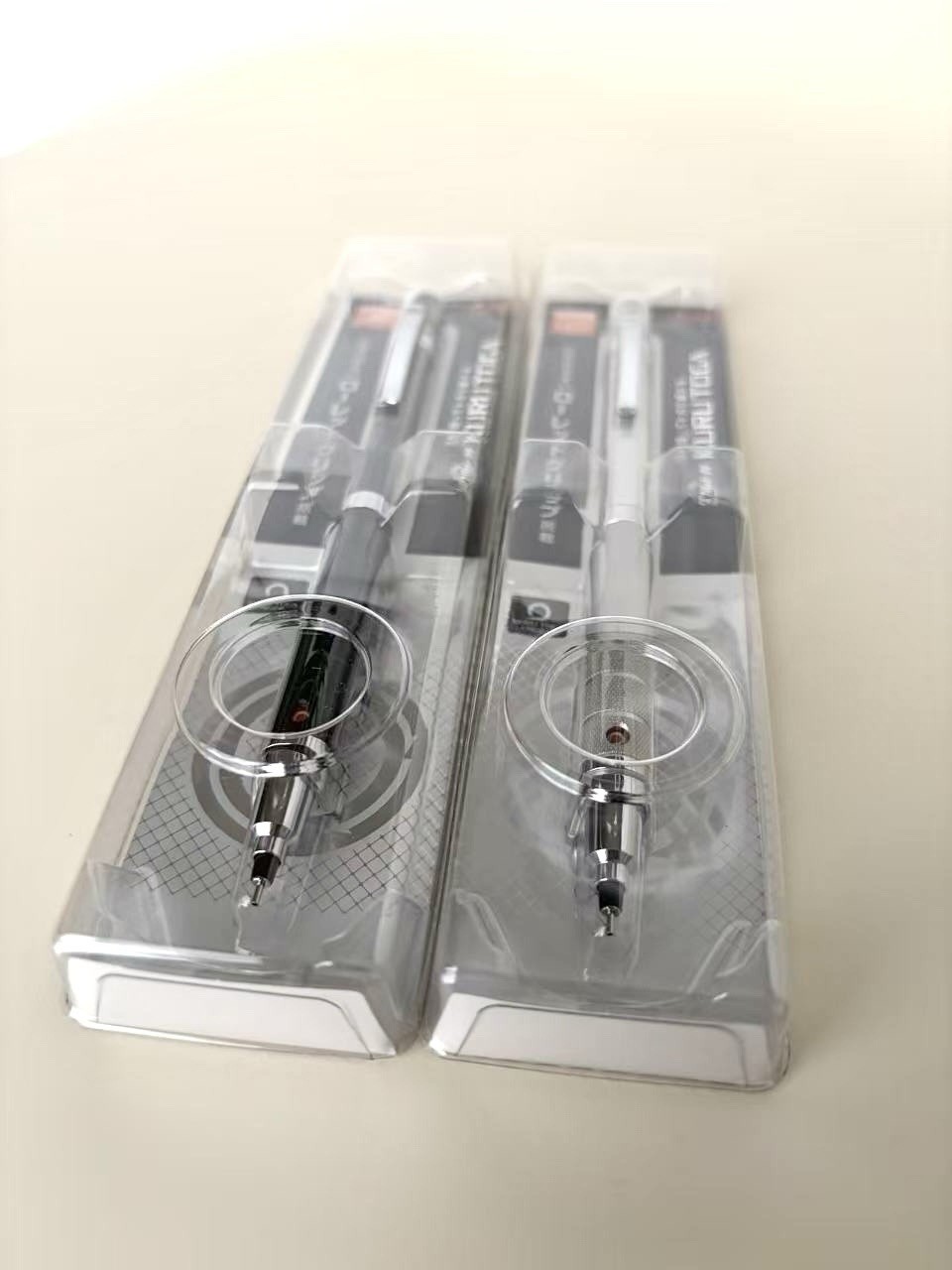 Uni Kuru Toga Roulette Mechanical Pencil 0.5mm Set Silver Gun Metallic Japan