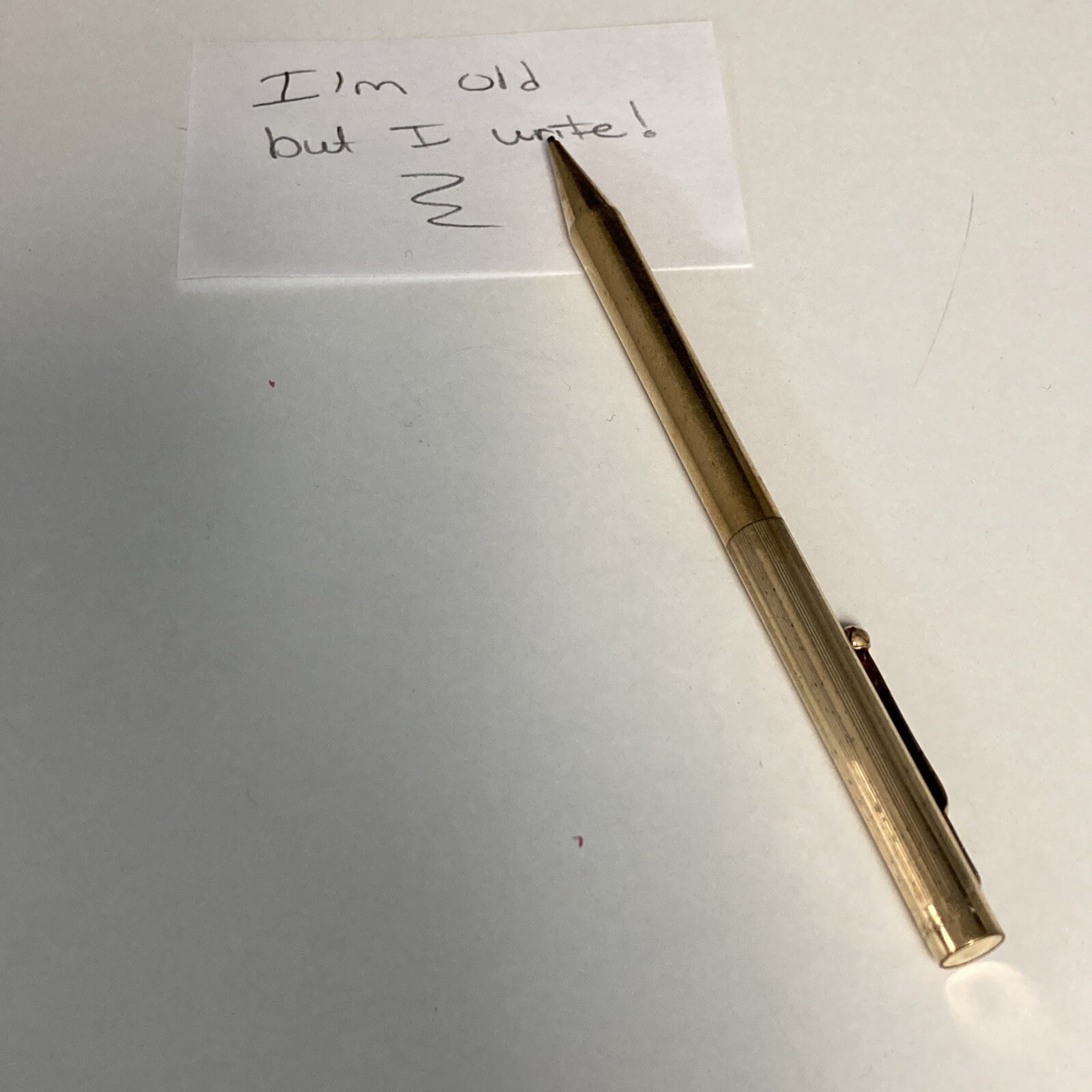 Victorian Mechanical Pencil 1/20 14k Gold Filled Writes!