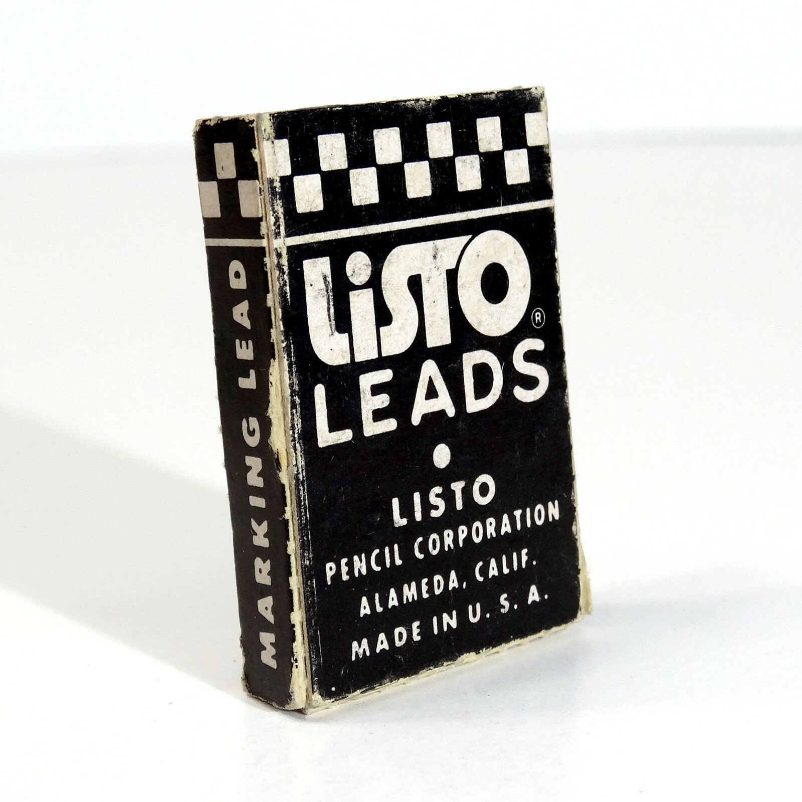 VINTAGE LISTO LEADS BLACK No. 162 BOX ONE LEAD LEFT 1C1