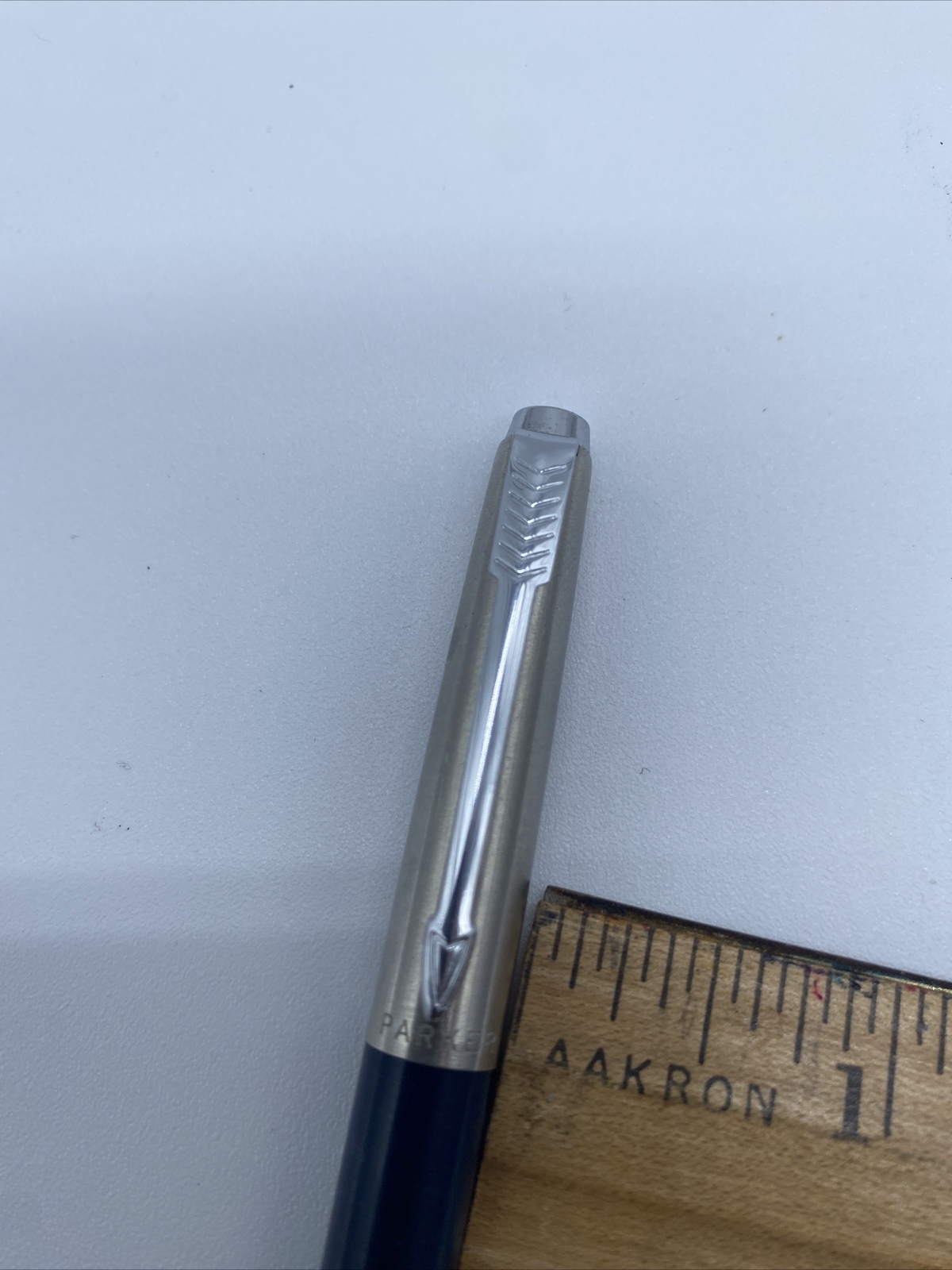 Vintage Parker Arrow Mechanical Pencil Turn Advance Lead Blue Silver Made In USA