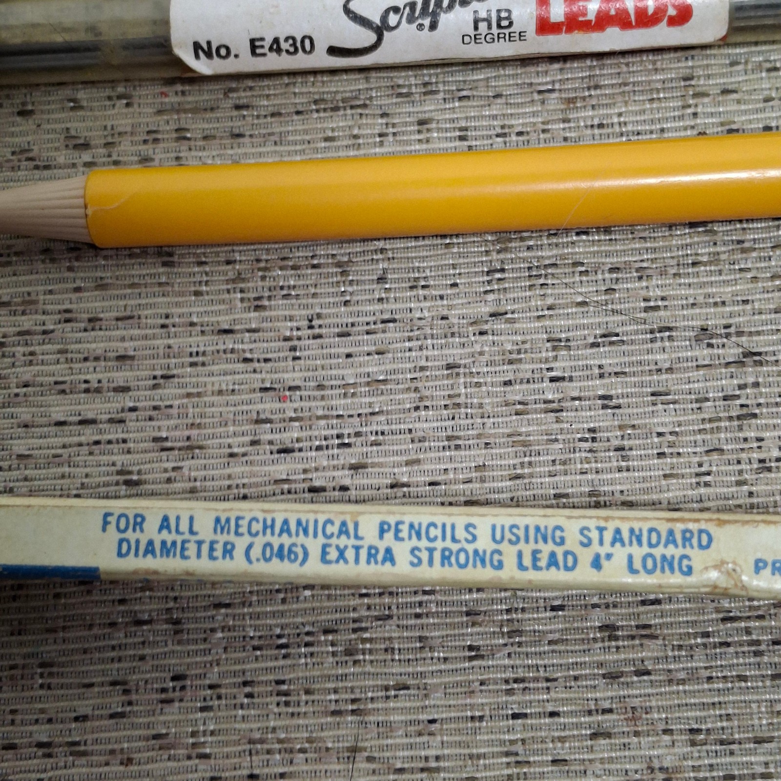 Mixed Lot Scripto/ Pentel/Papermate #2 Mechanical Pencil Eraser Lead Refill/Used