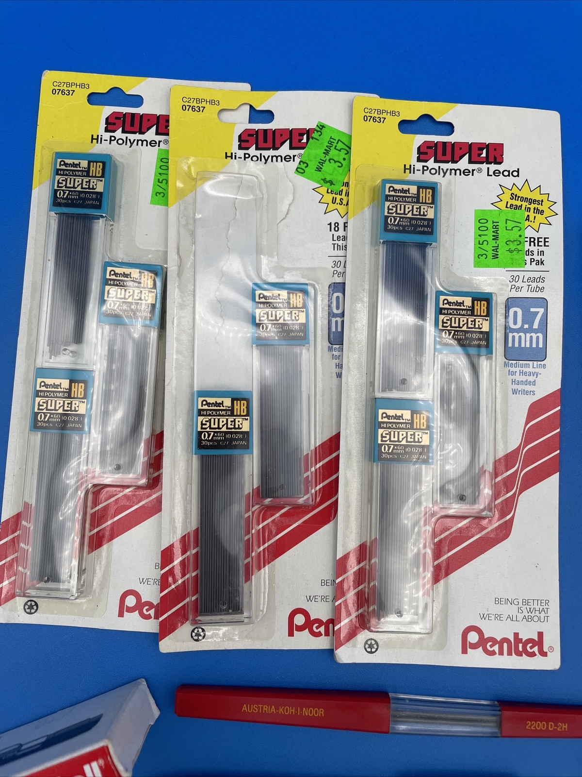 Mechanical Pencils Leads Erasers Pentel Berol Zebra more Vintage Japan See List
