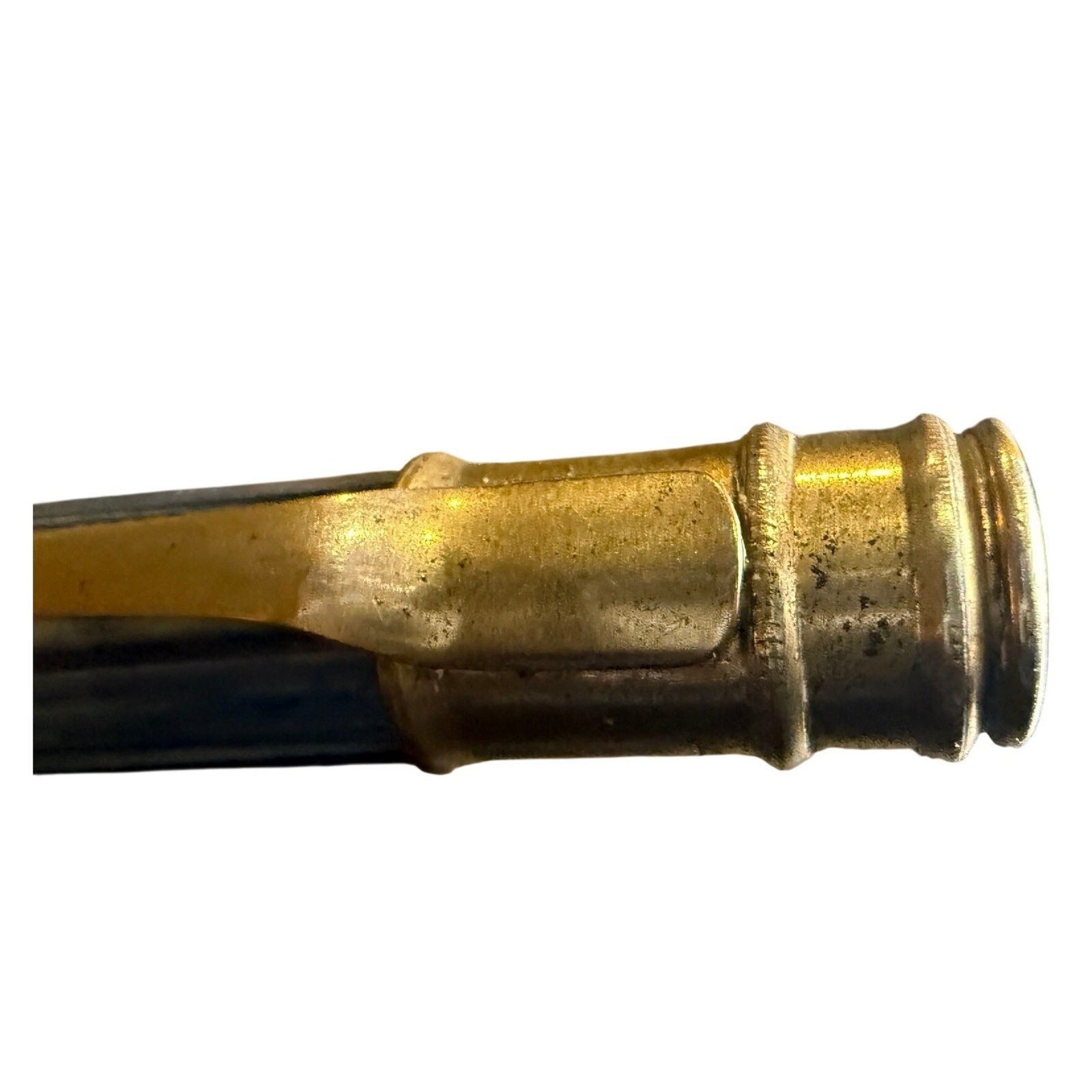 Vintage MCM Mechanical Pencil 14K GF Clip Gold Plated Blue Marbled Celluloid
