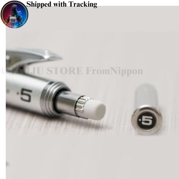 Pentel Graph Gear 1000 PG1015 0.5mm Mechanical Pencil Silver