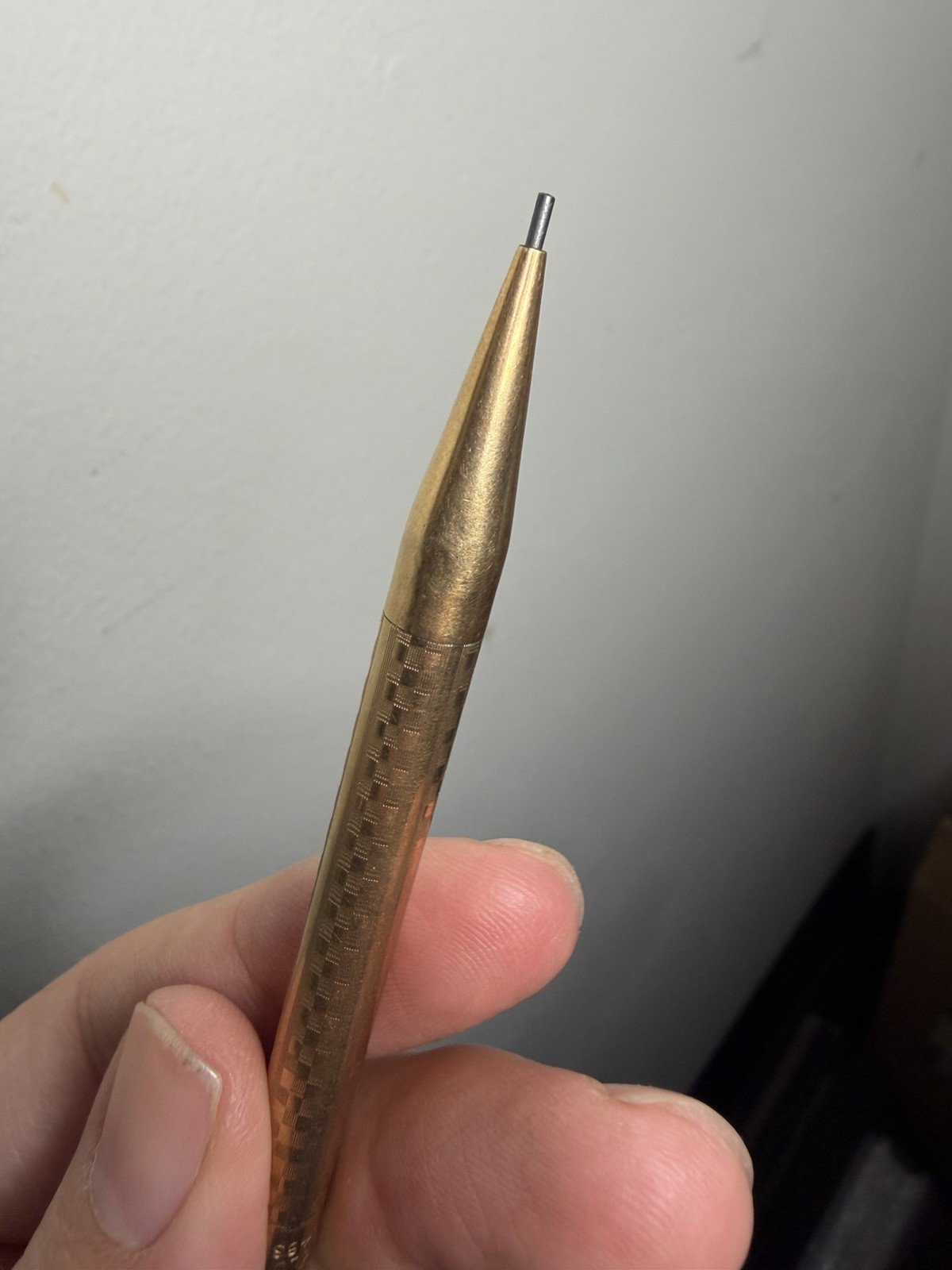 Conklin Rolled Gold Ringtop Pencil Vintage 4”