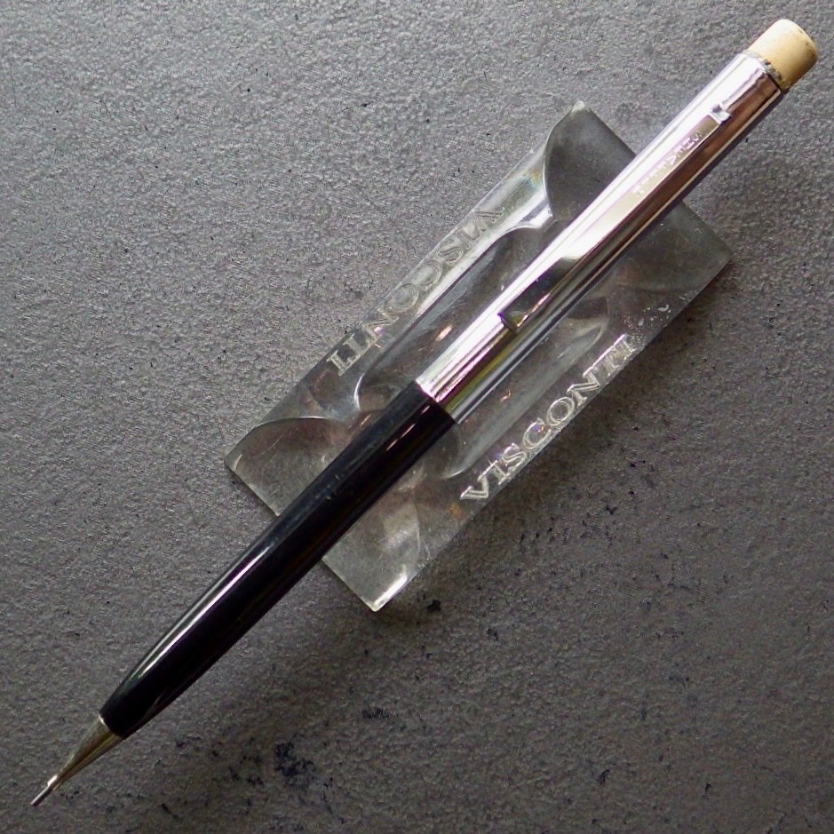 FREE US Ship•Serviced•SHEAFFER Mechanical Pencil•Onyx•CT•Twist•0.9mm Lead•Eraser