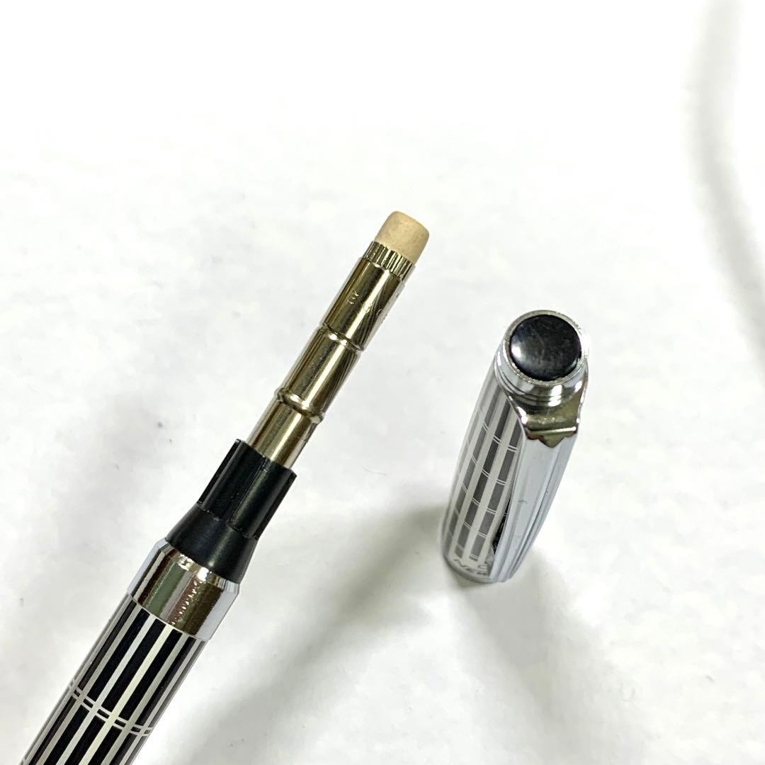 Discontinued NEWMAN Cap Knock Type Lattice Print Mechanical Pencil 0.5