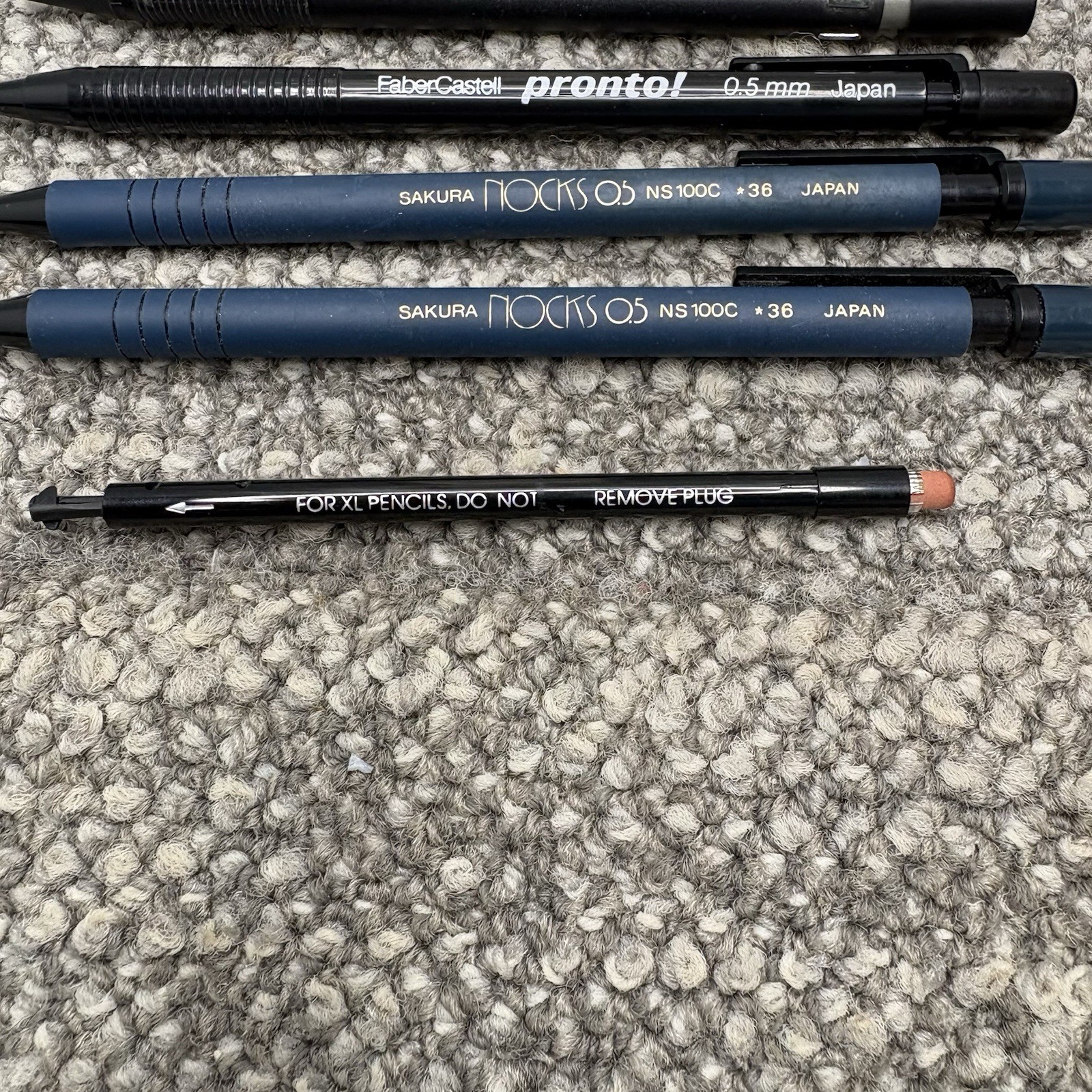 Lot Of Vintage Mechanical Pencil Leads Pentel Faber Cartel Sakura Lead HG11