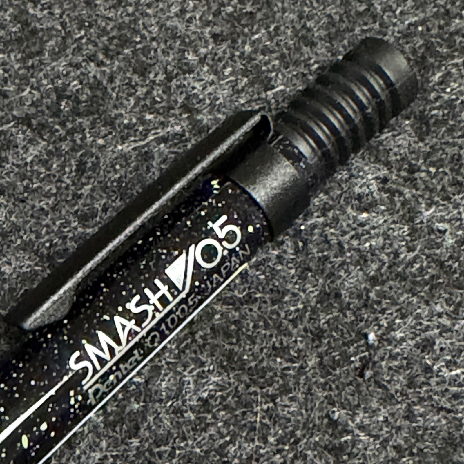 Pentel Smash Limited Black Yellow Splatter 0.5mm Q1005L2-G Glossy Pencil New