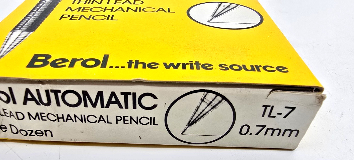 VTG Berol Automatic TL7 0.7mm (12) Mechanical Drafting Pencil Japan NOS in Box