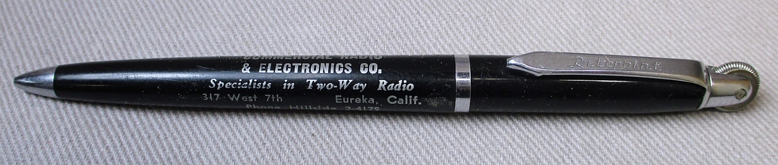 Rare Ritepoint Advertising Retractable Mechanical Pencil, Vanishing Point, Wheel