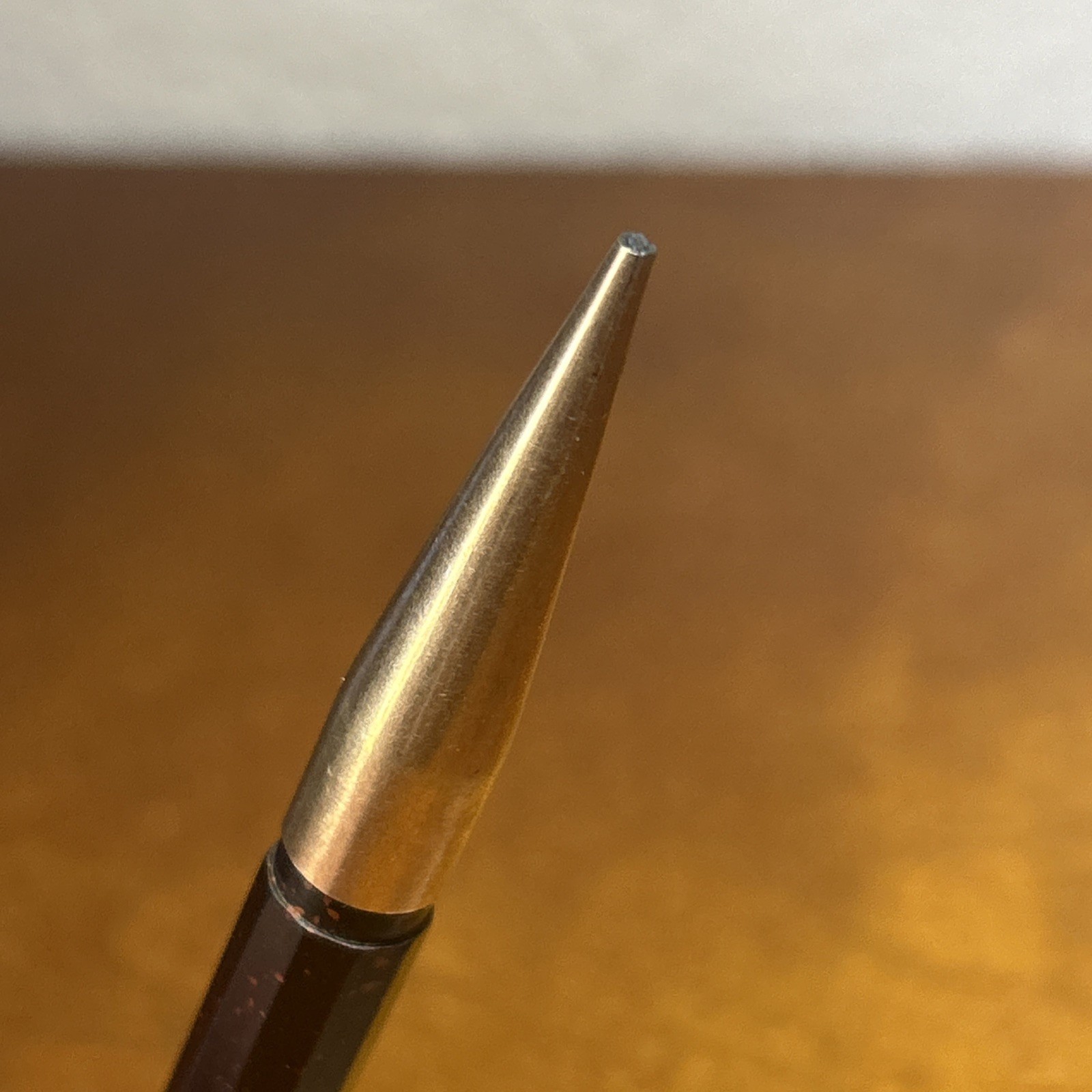 Vtg Autopoint Bell Top 14K Brown Gold Filled Palmer Match Co. Mechanical Pencil