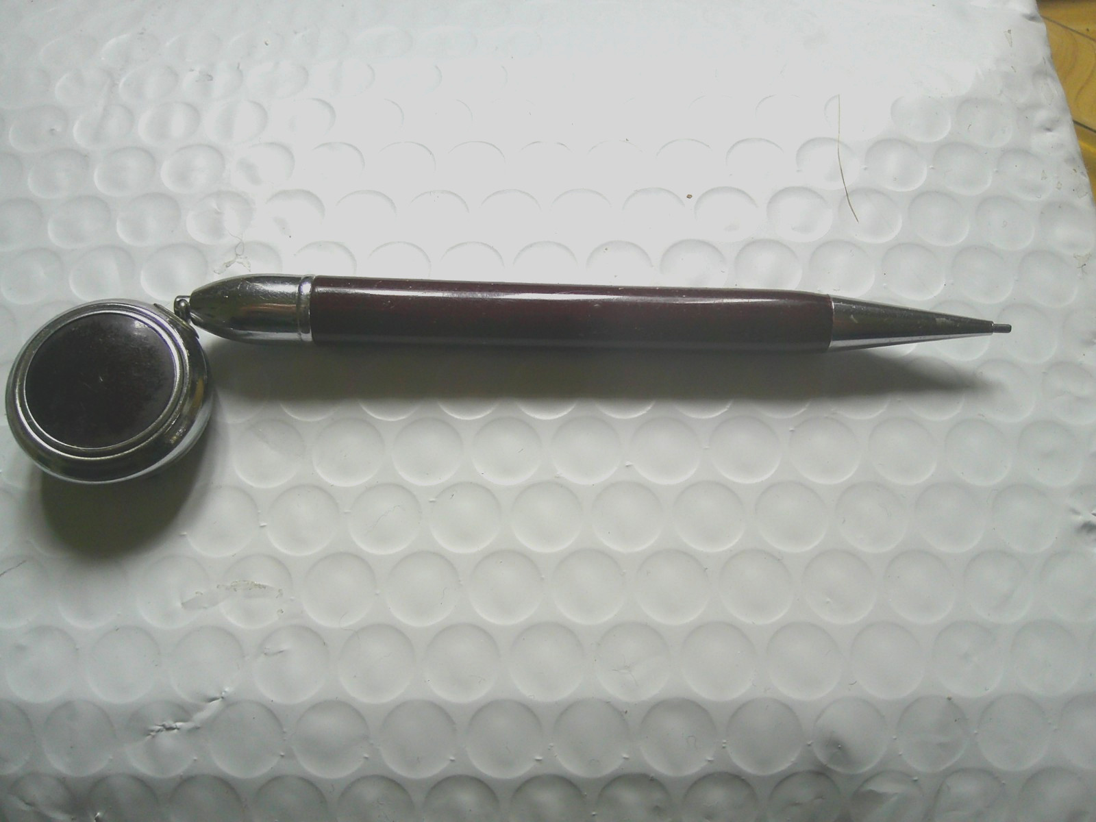 Unusual Vtg Retracting Chain Pin Antique Mechanical Golf Pencil VVGC Rare