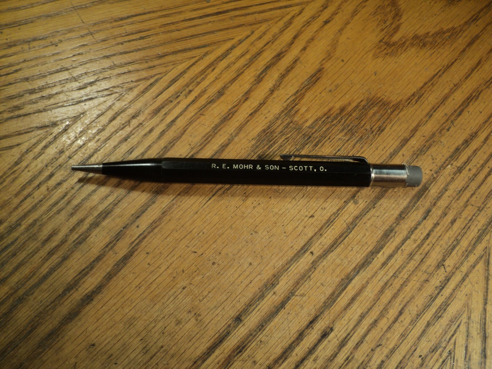 Vintage Autopoint Mechanical Pencil Advertising R E Mohr & Son Scott O.