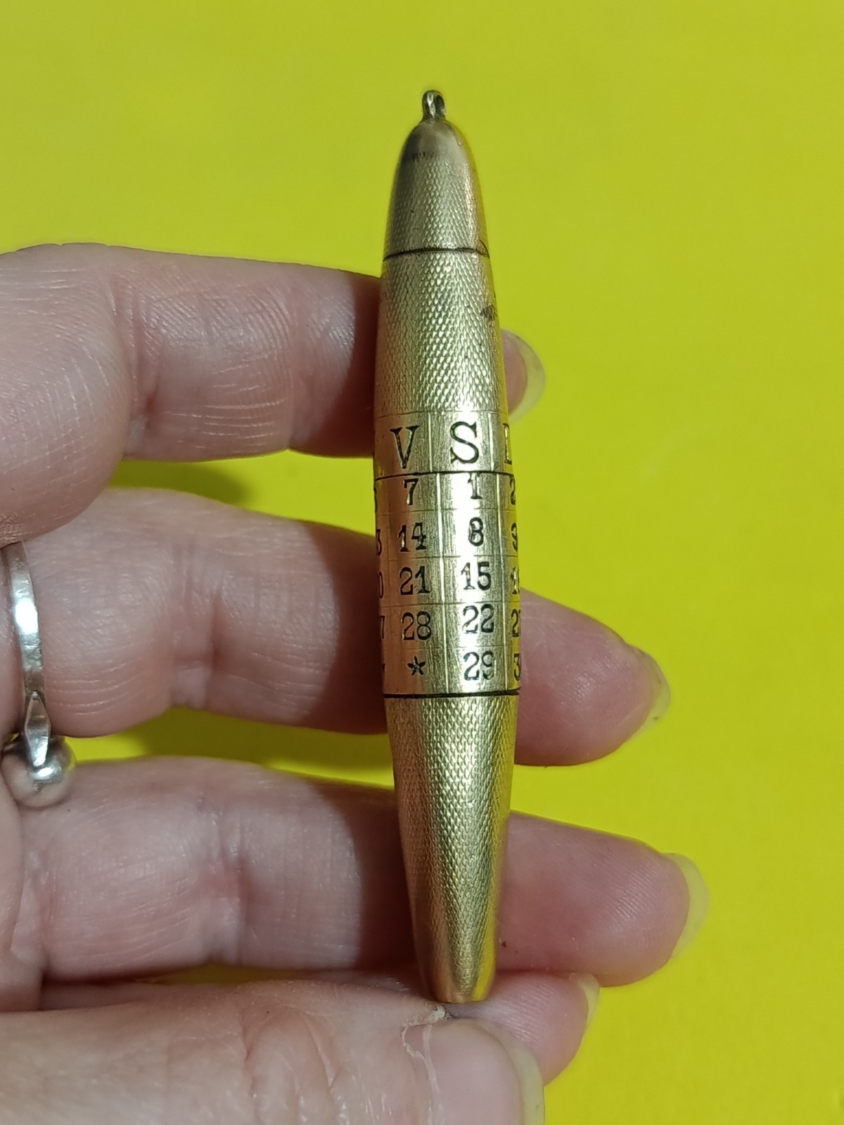 Nice Perpetual Calendar Gold Filled pencil