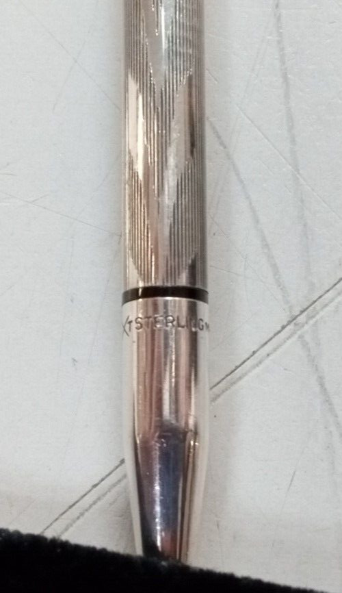 Vintage AXT 925 sterling silver small mechanical pencil PENDANT COLLECTORS USA