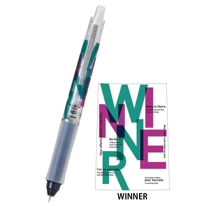 Pilot Dr.GRIP Ace Mechanical Pencil Kachiiro Winner 0.3mm HDGAC-85R3K-WN Black