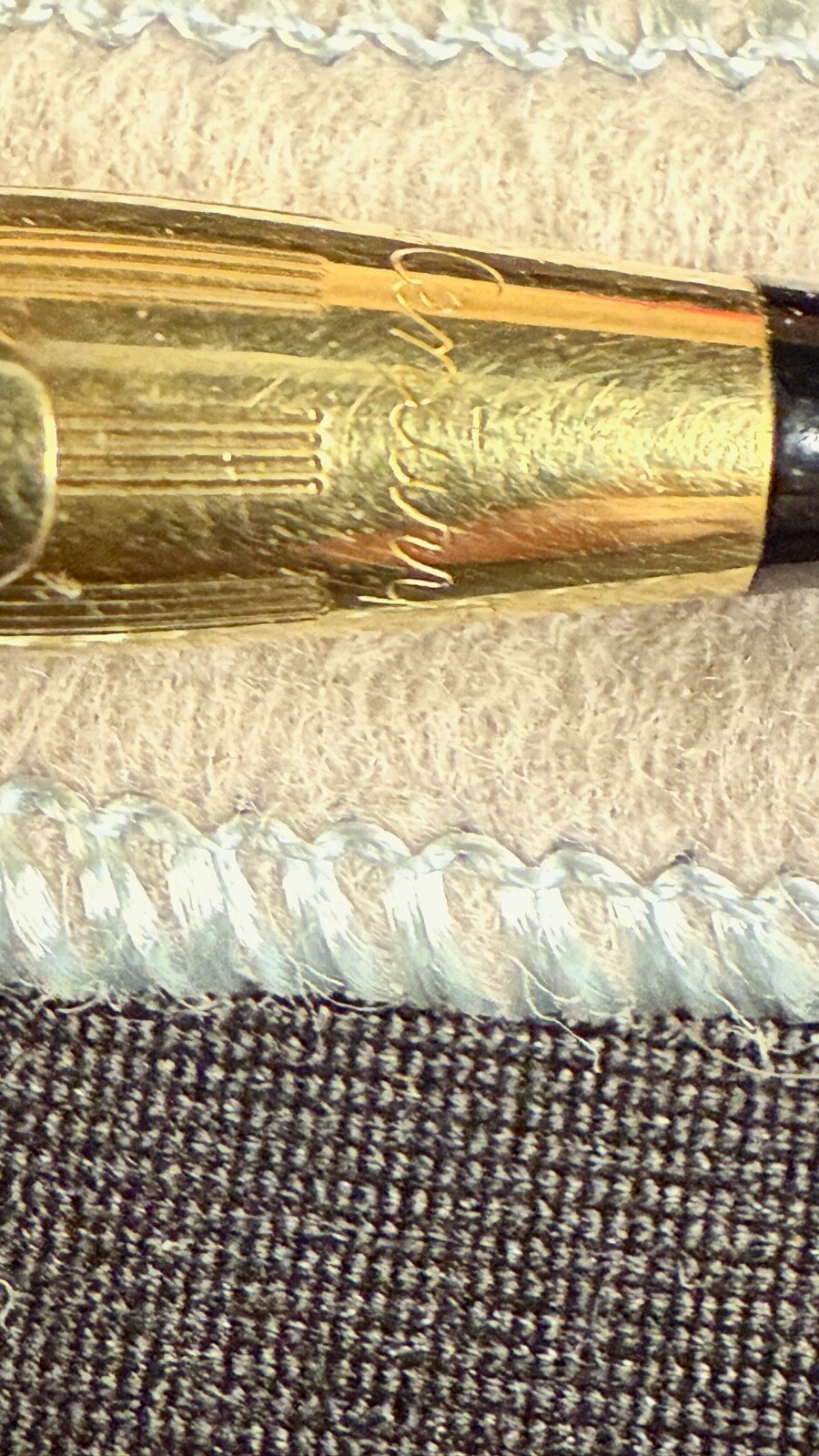 Vintage Cross 14k Gold Filled Ladies Mechanical Pencil with Box Pouch & Papers