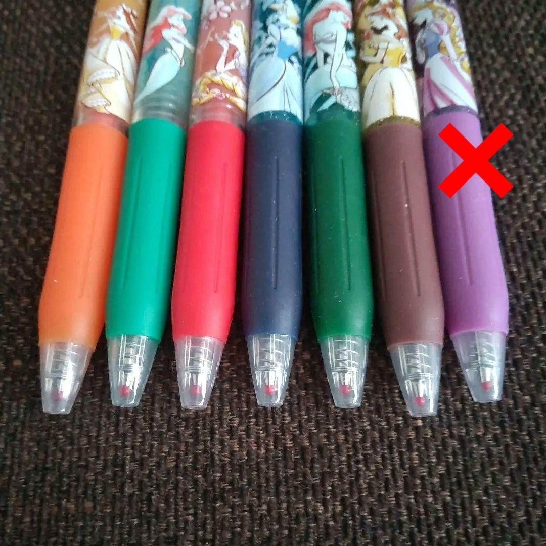Zebra Sarasa Clip Scented Disney Princess 6-Piece Set