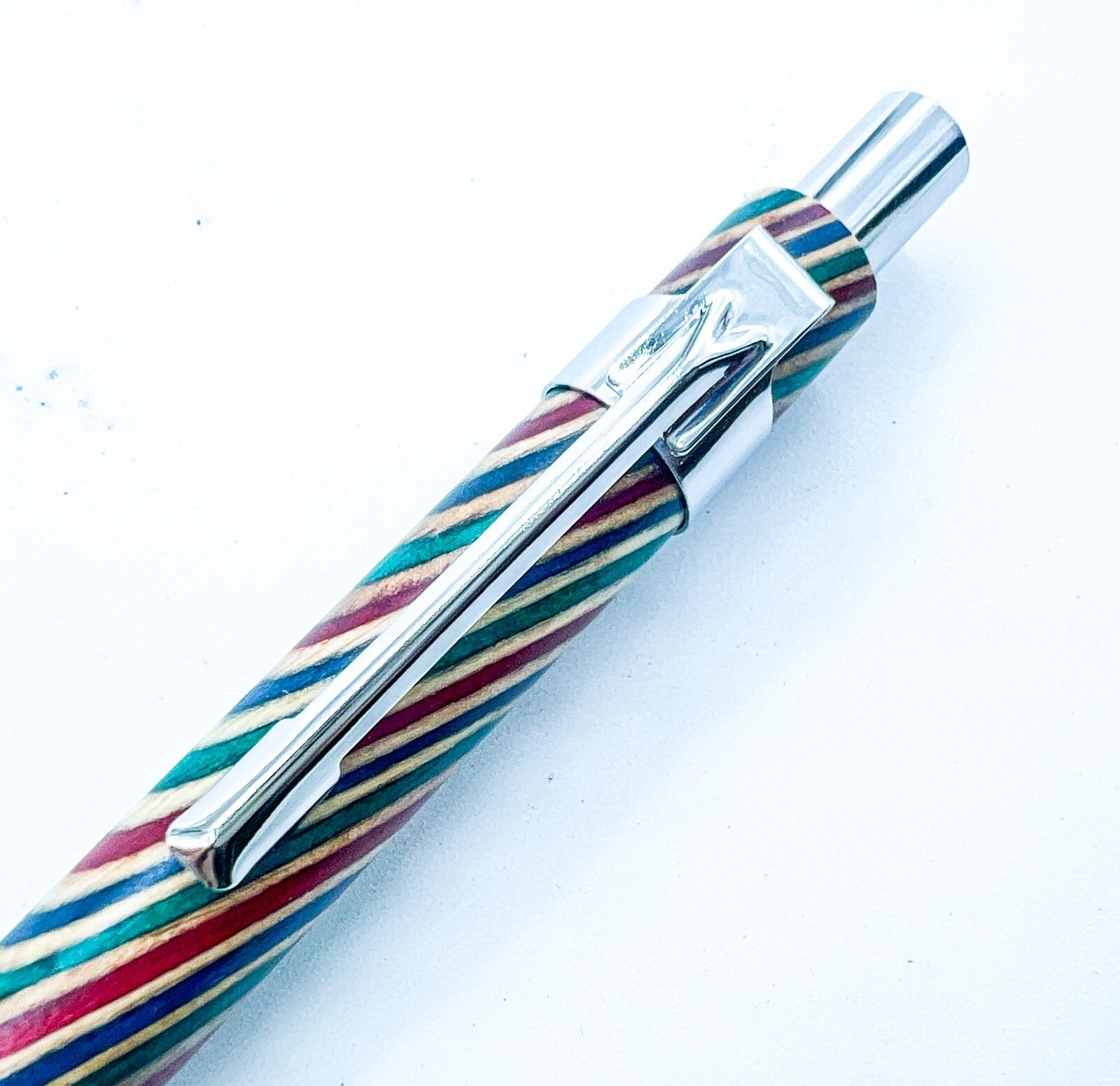NEW Natural WOOD Rainbow Color MECHANICAL PENCIL 0.5mm Push Drafting
