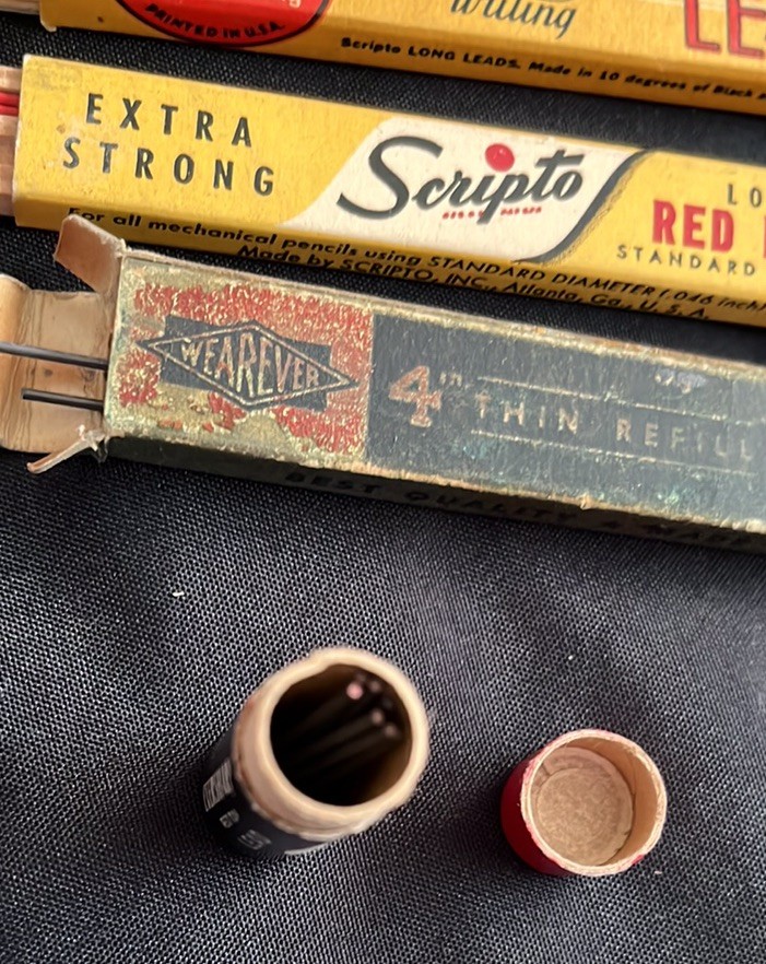Vtg Wearever~Scripto~Onward~Herald Square+ Pencil Lead Boxes~Some Leads~READ