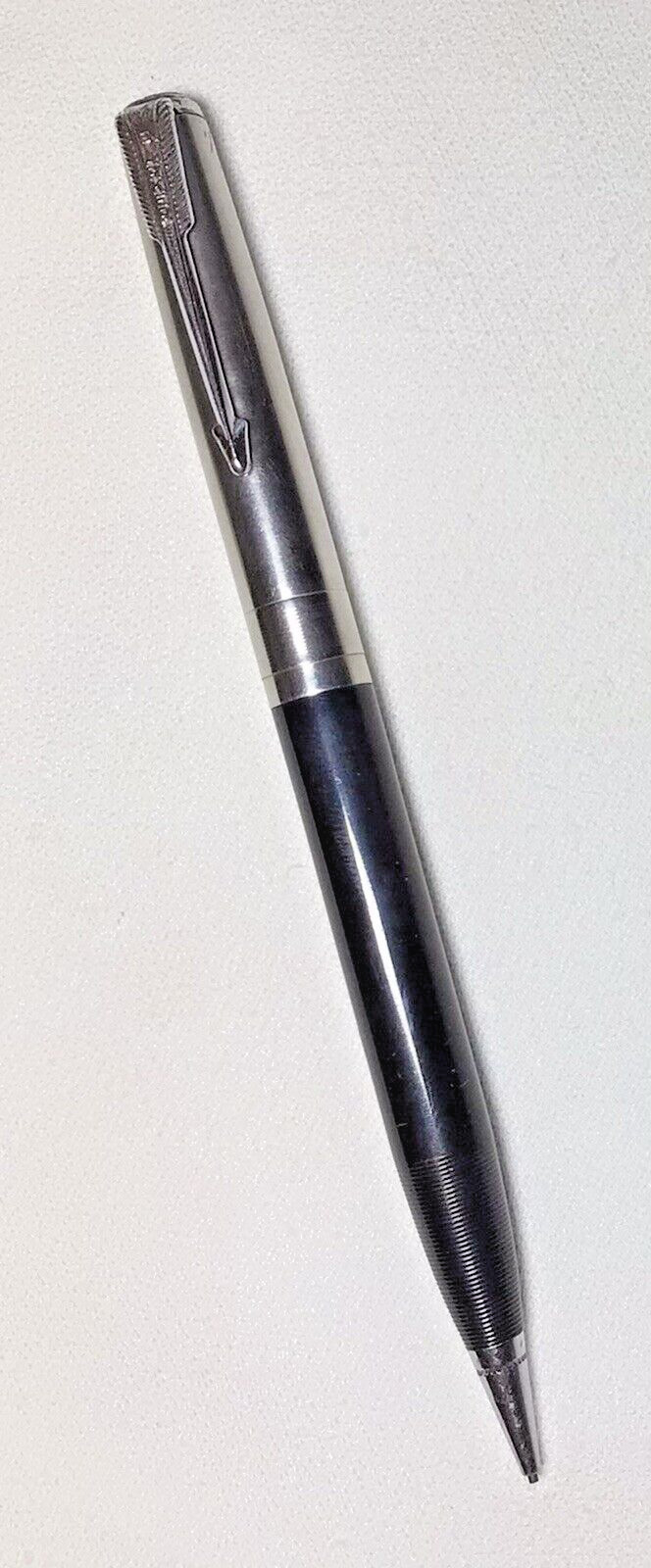 Parker 51 Pencil Stacked Coin Cap Black Barrel Nice Clean Working Pencil