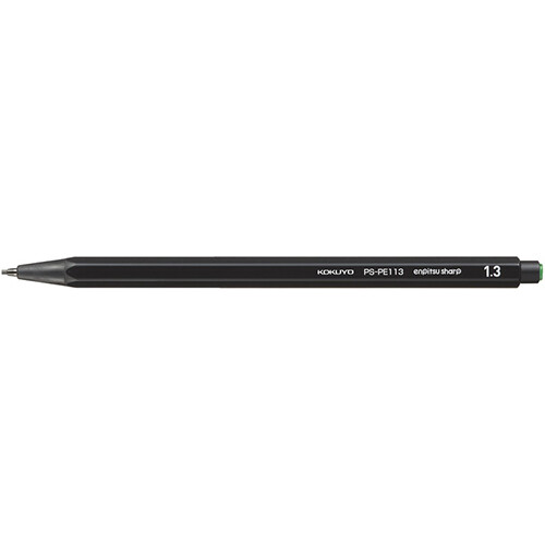 Kokuyo Mechanical Pencil “Enpitsu Sharp” 1.3mm Body Color Black
