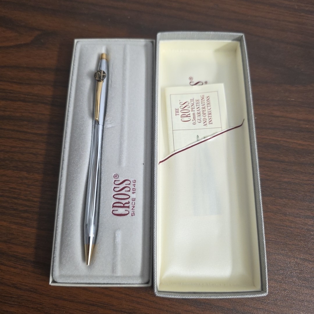 Cross Century Pencil Medalist Chrome & Gold 0.5mm New In Box 330305 Made In USA