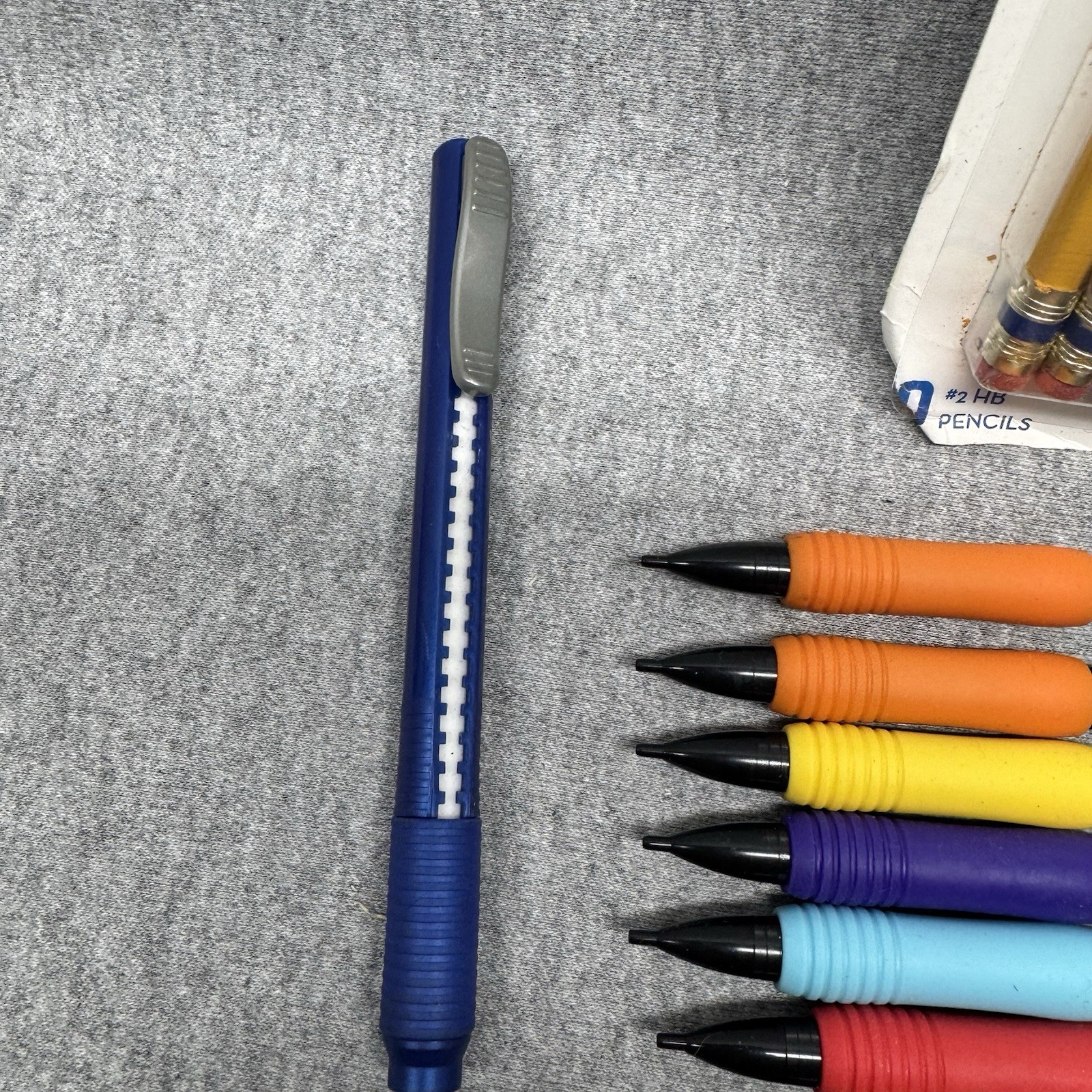 Lot Of 22 Mechanical Pencils 1 Eraser & 7 Lead Packs Pen+gear Paper Mate Bic