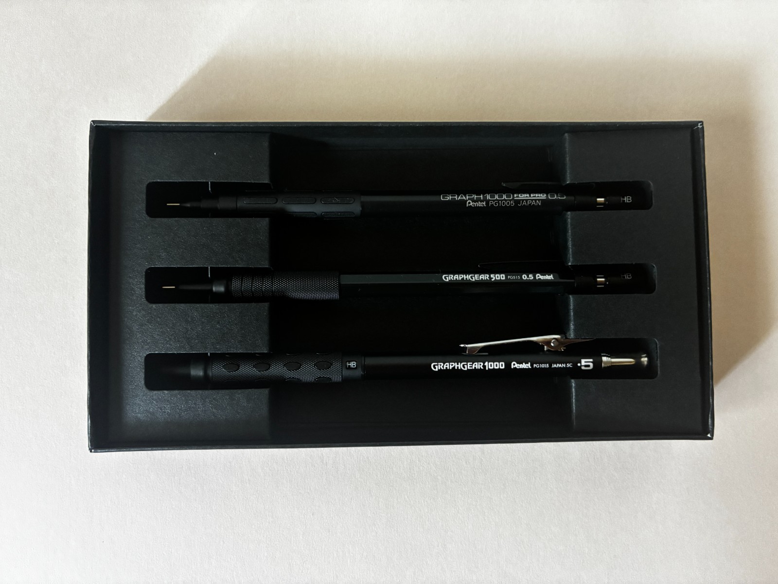 NEW Pentel Drafting Pencil 60th Anniversary Limited Box Set PGANAST 3-Piece
