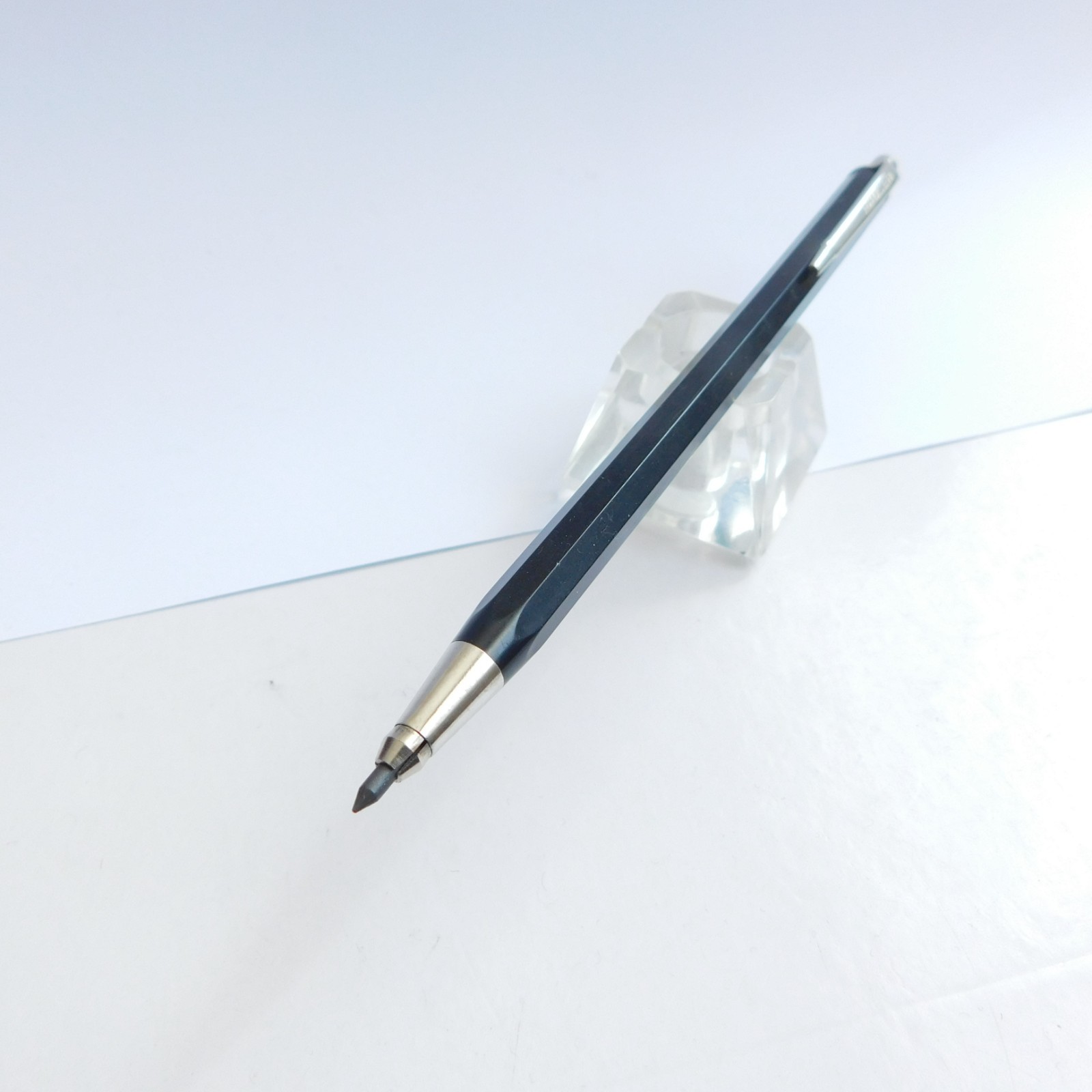 Vintage HAUSER TS 41 Black/Chrome Trim Mechanical Pencil 2 mm Germany 1970s