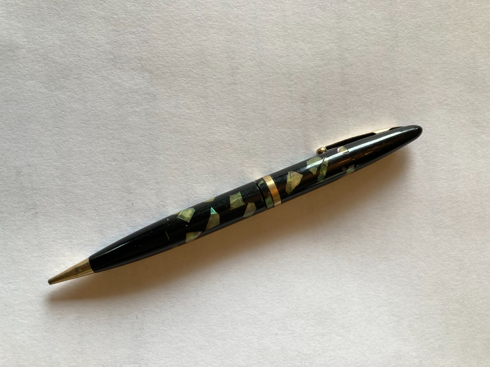 Lady s Black & Pearl Balance Pencil