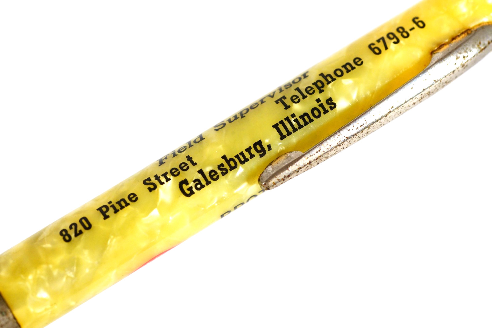 Brotherhood Railroad Trainmen Insurance Galesburg Ill Advertising Lead Pencil