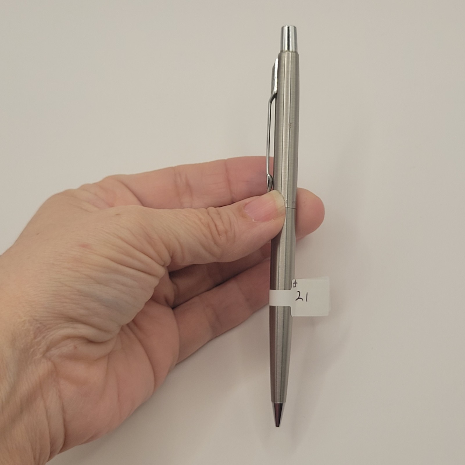 Vtg Parker Stainless Steel Classic Flighter Twist Mechanical Pencil QC 1980s USA