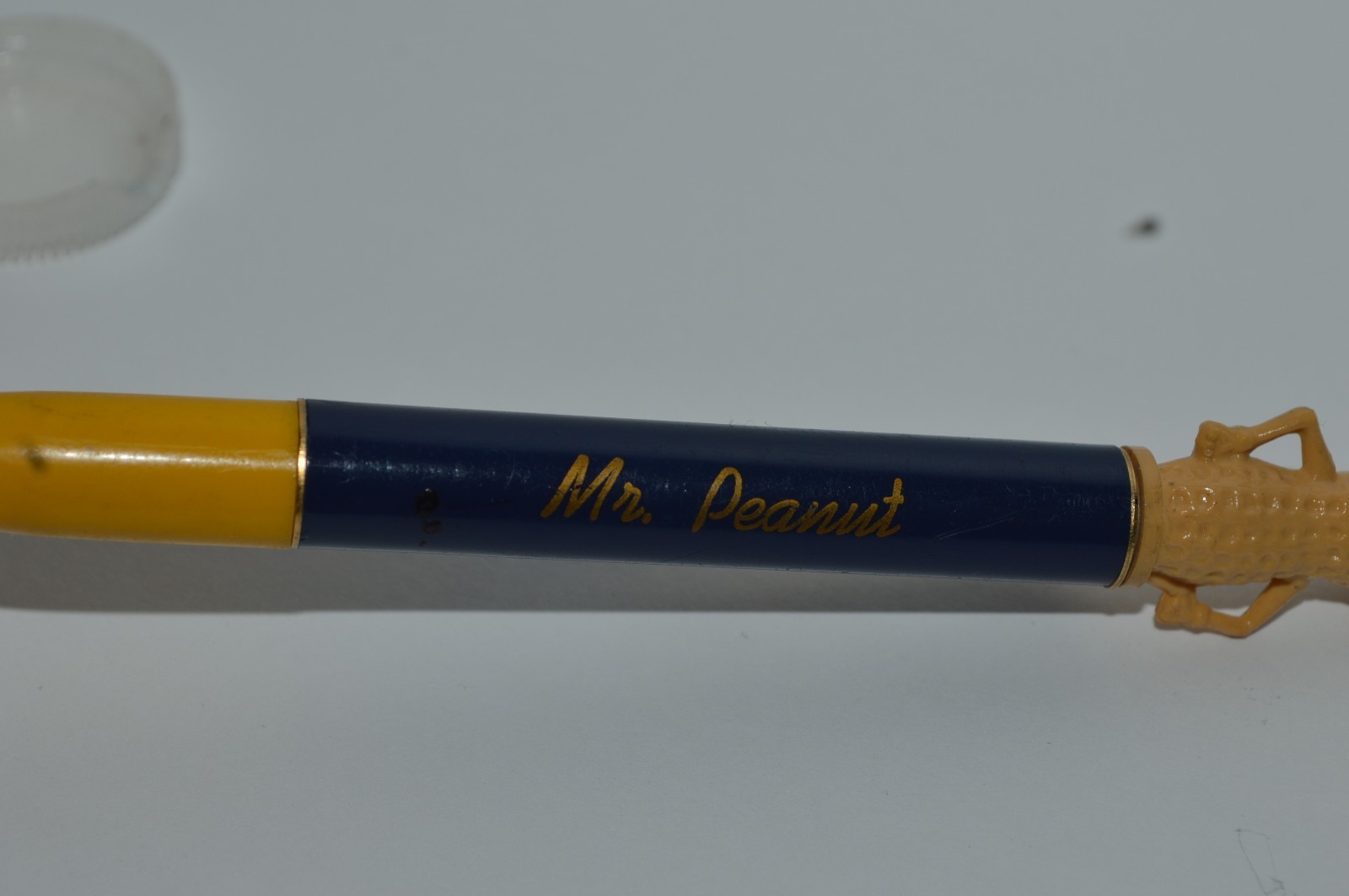 Planters Mr. Peanut Mechanical Pencil 1.1mm Red Barrel Made In USA Circa 1960’s